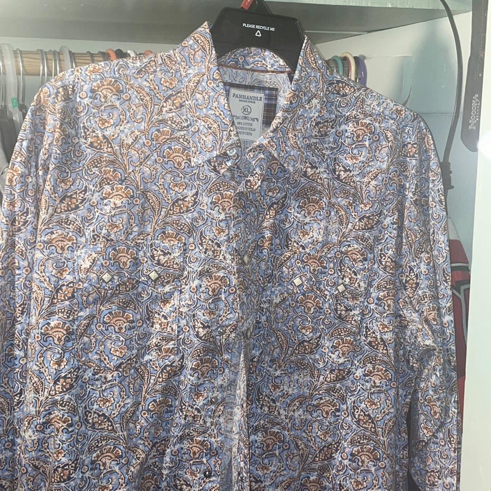 Panhandle pearl snap cowboy long sleeve